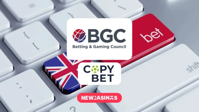 CopyBet Becomes Latest Member of Betting & Gaming Council A close-up of a computer keyboard featuring two customized keys: one with the Union Jack flag representing the United Kingdom, and another larger red key labeled