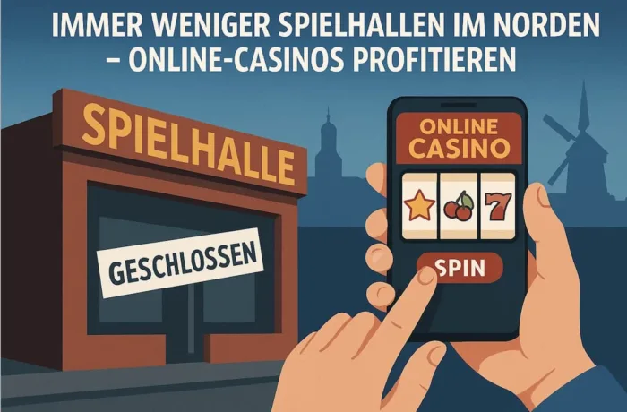 Immer weniger Spielhallen im Norden – Online Casinos profitieren Immer weniger Spielhallen im Norden