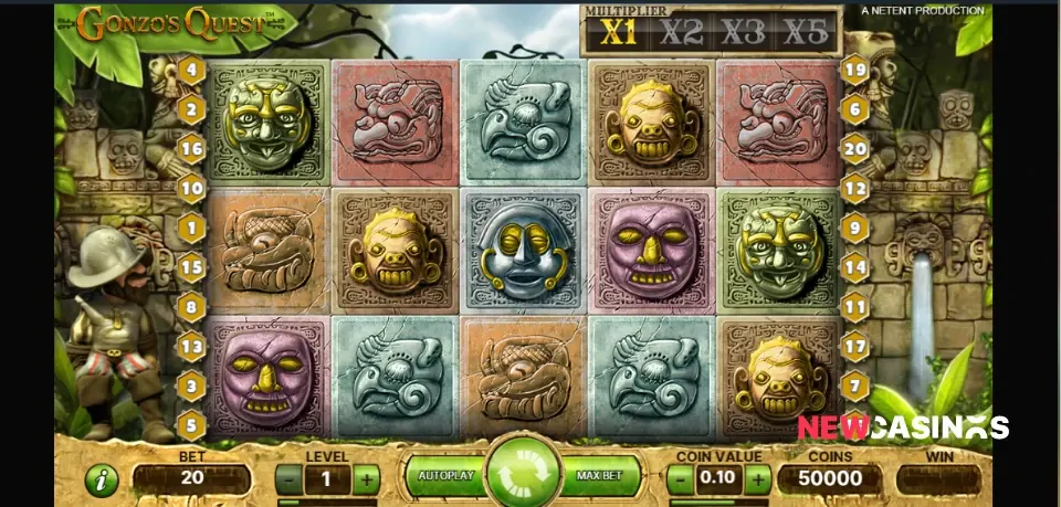 gonzo's quest gameplay