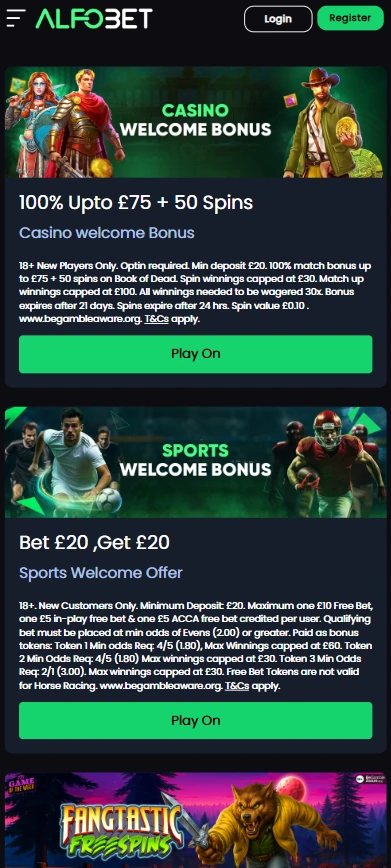 Alfobet casino promotions mobile