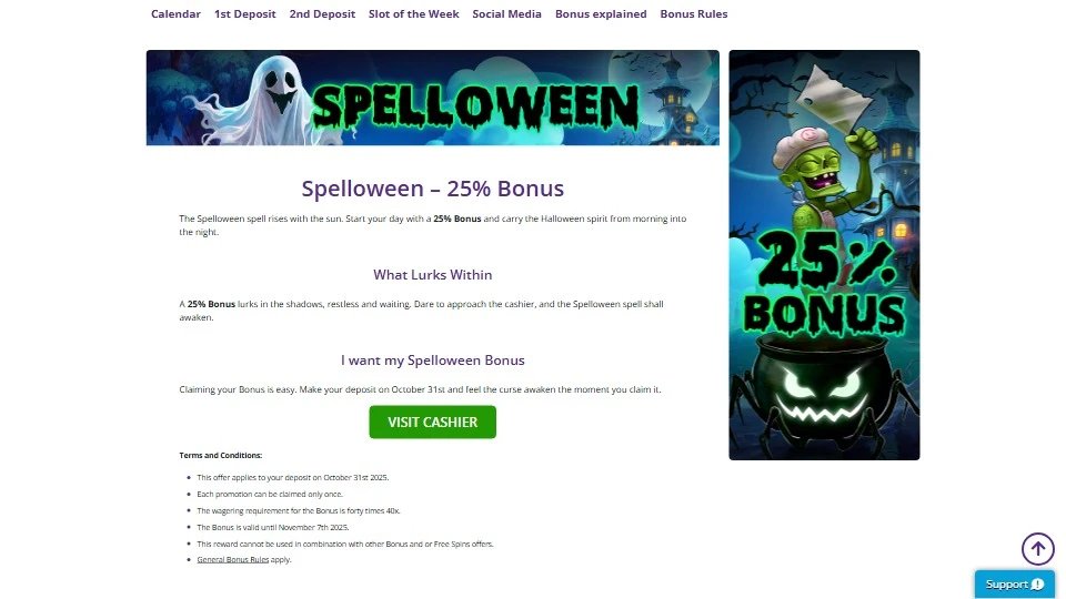 omnislots halloween promotion