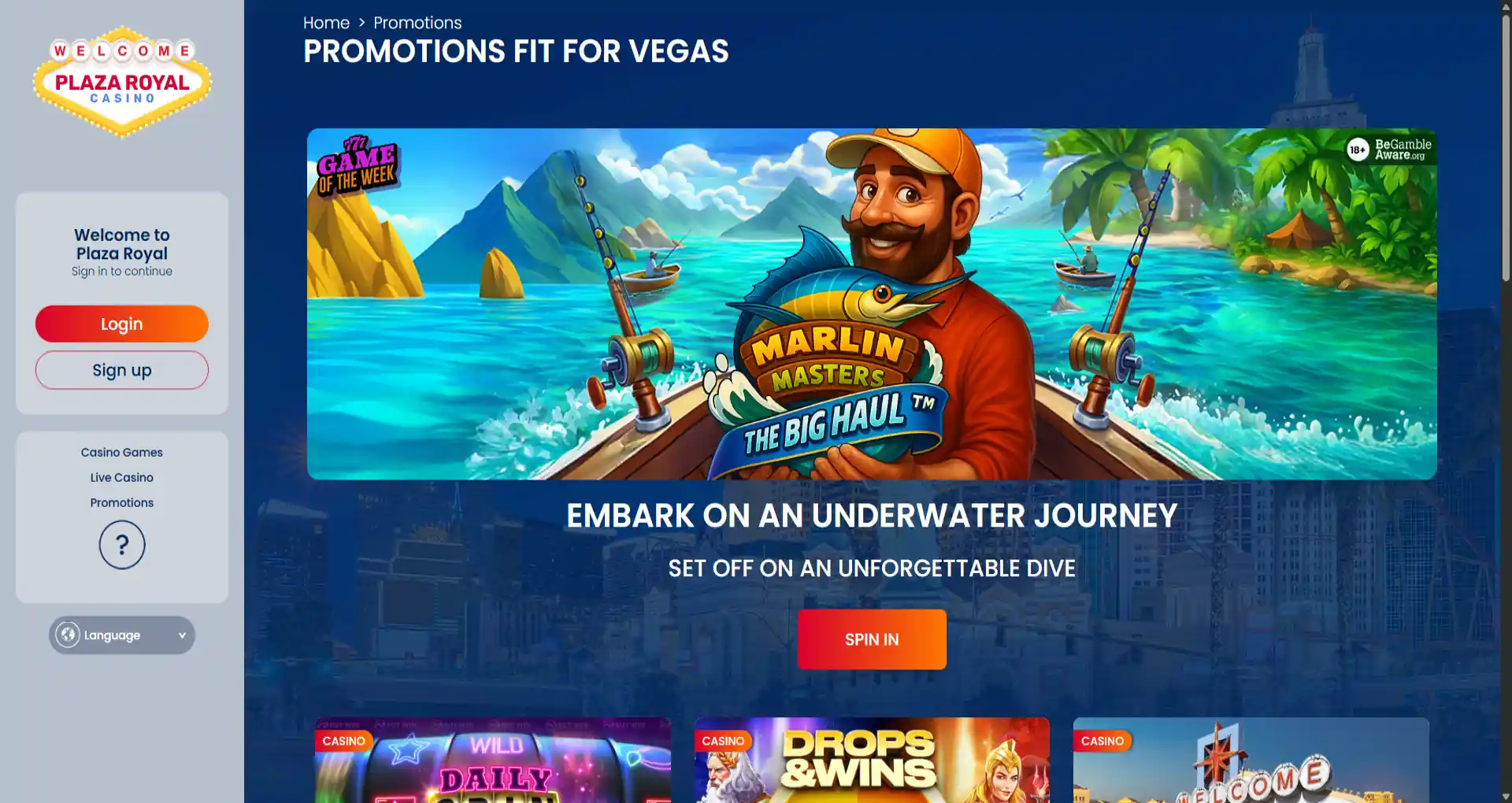 plaza royal casino promotions