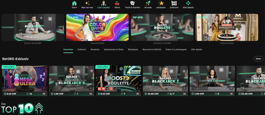 bet365 Live Casino
