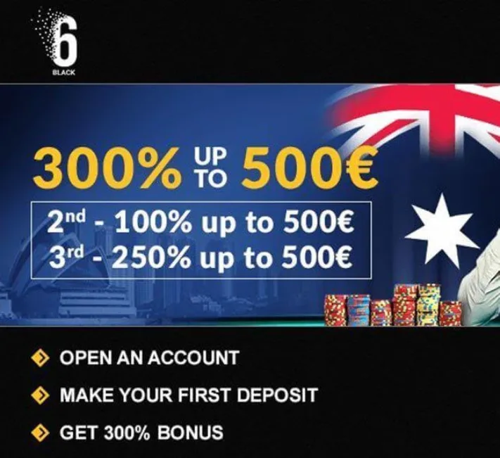6Black Casino Bonus