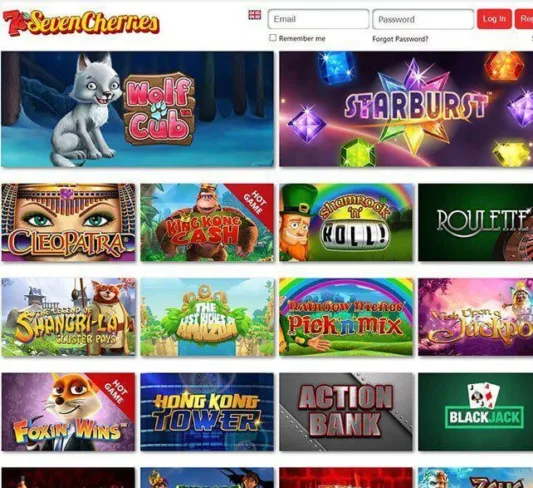 Seven Cherries Casino Game Selection