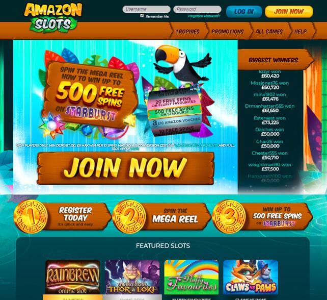 Amazon Slots Free Spins