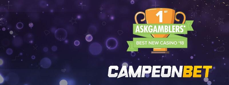 CampeonBet wins Best New Casino 2018 at the Ask Gamblers Awards