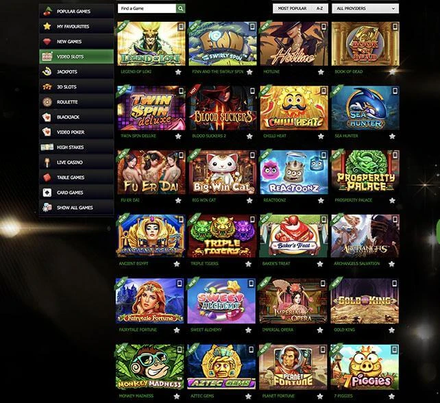 Bet90 Casino Games