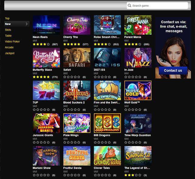 BetNSpin Casino Games
