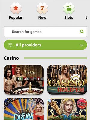 Viggo Slots's spelutbud