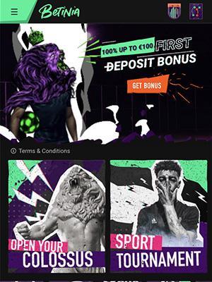 Betinia Mobile Casino