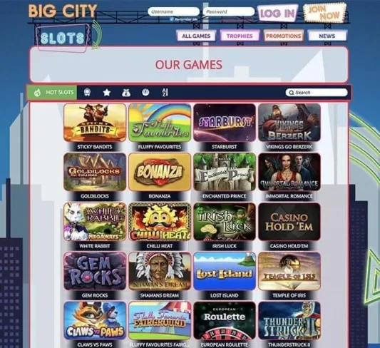 Big City Slots Games