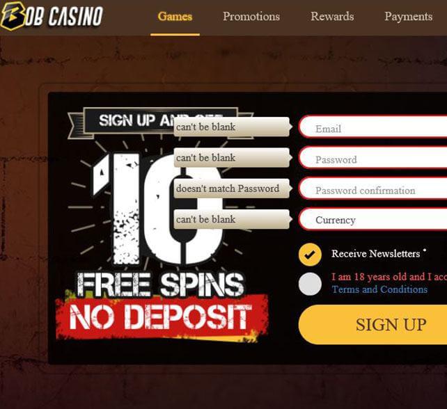 Bob Casino Mobile