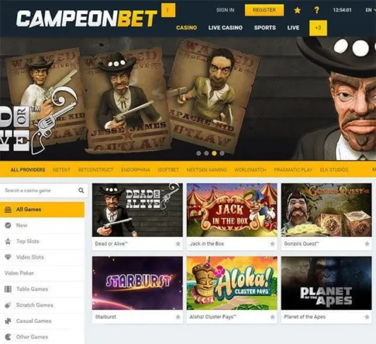 CampeonBet Homepage