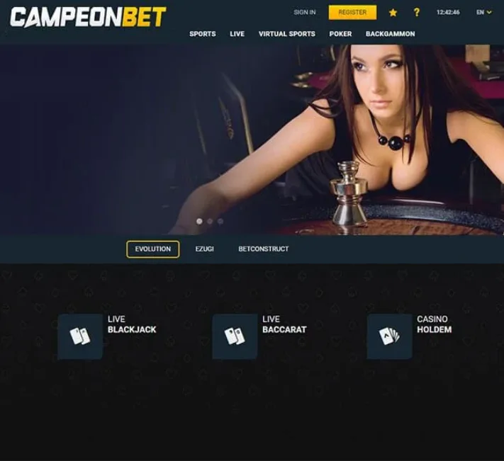 CampeonBet Live Casino
