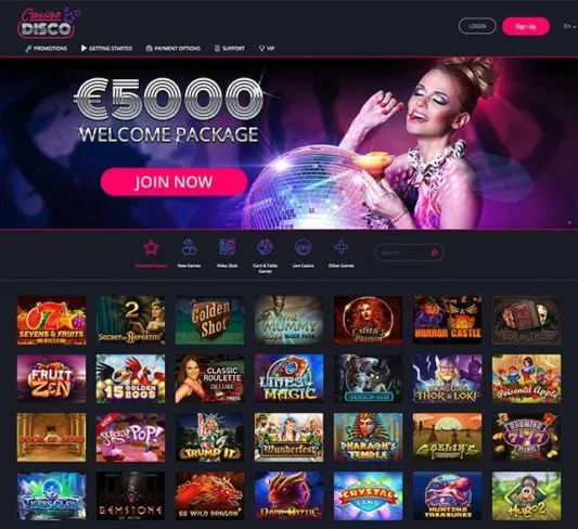 CasinoDisco Homepage