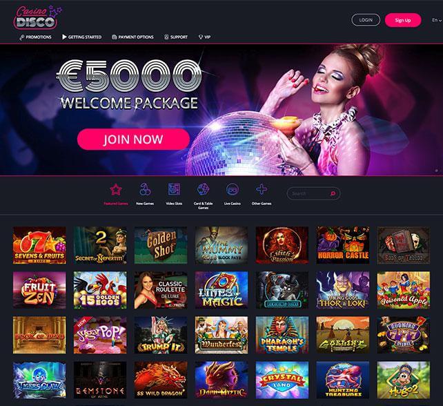 CasinoDisco Homepage