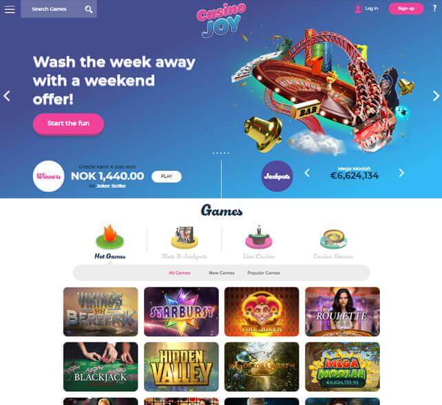 casino joy homepage