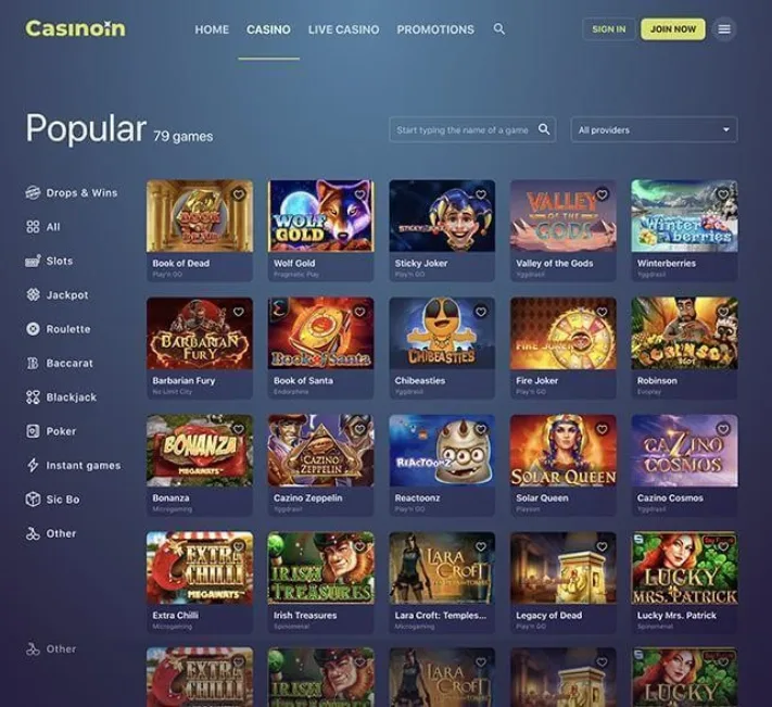 Casinoin - GRAB up to €200 + 60 Bonus Spins | NewCasinos.com