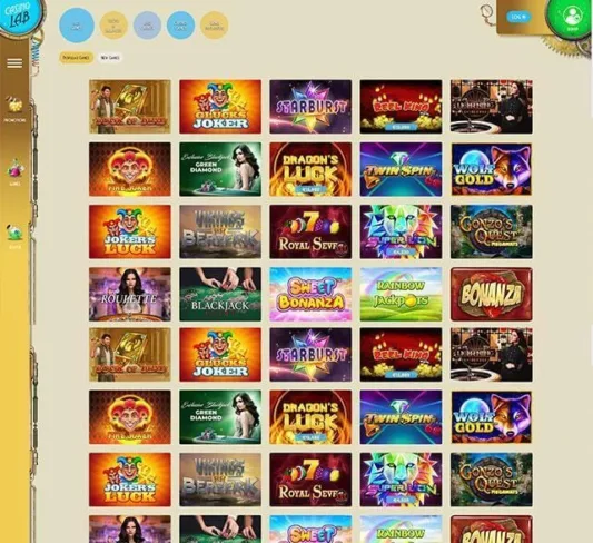 Casino Lab games