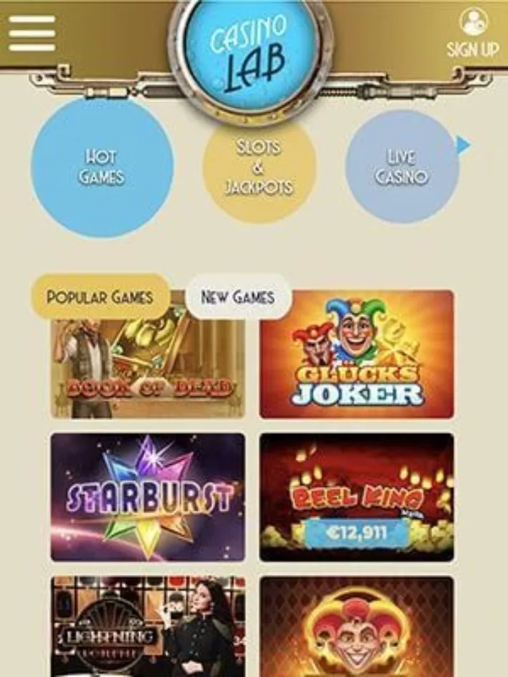 Casino Lab Review | GRAB up to £100 + 300 Spins - NewCasinos.com