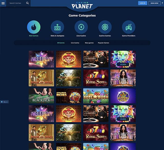  Planet Homepage