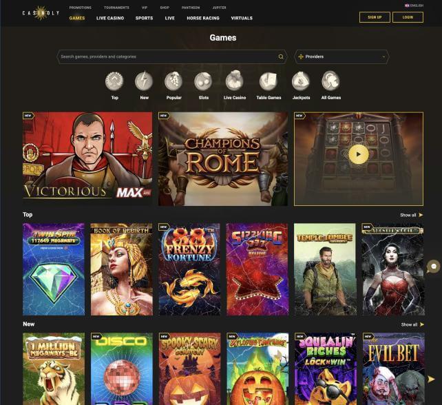 Casinoly games