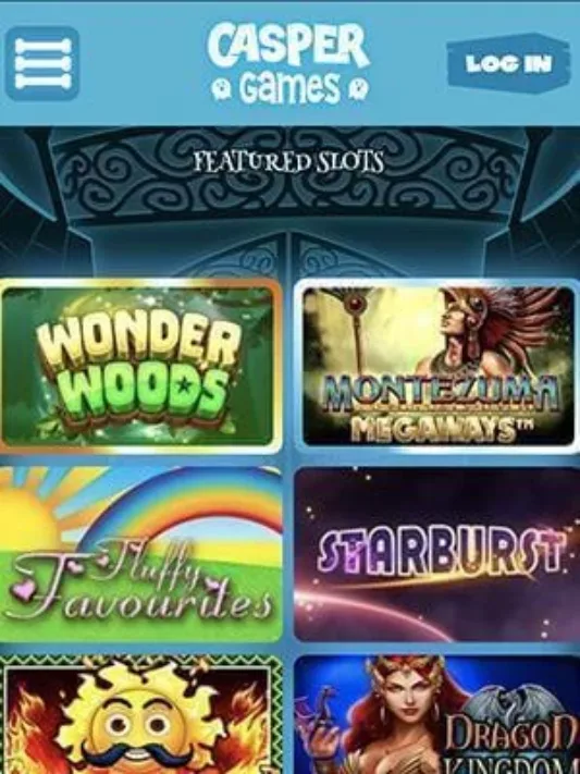 Play slots at Casper Games Mobile Casino