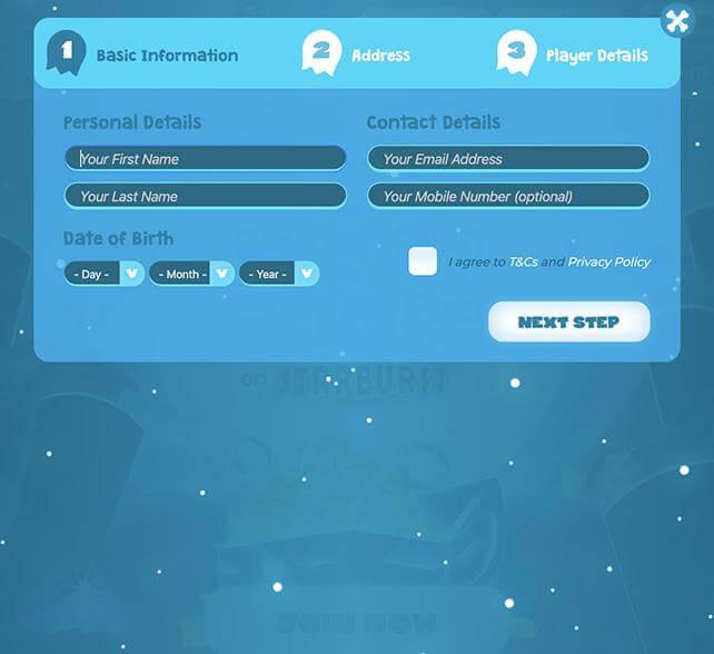 Sign up to Casper Games