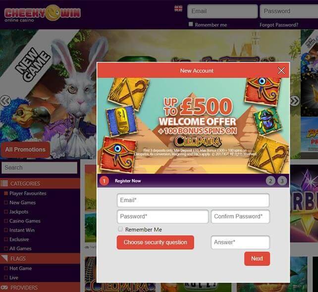 Cheeky Win Casino Mobile