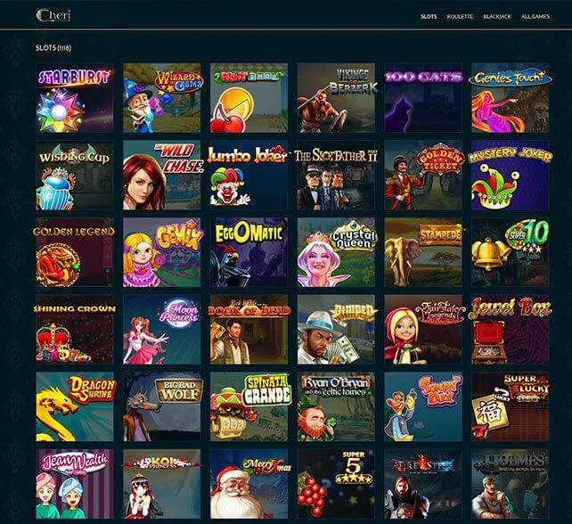 Cheri Casino Games