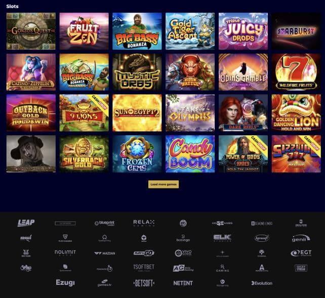 Club Riches Casino games