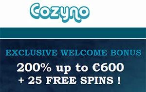 Cozyno Casino Bonus