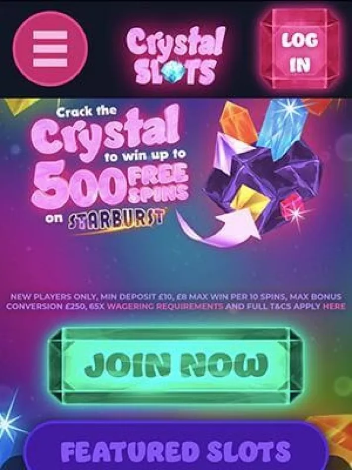 Crystal Slots Review | GRAB up to £400 + 50 Spins! | NewCasinos.com