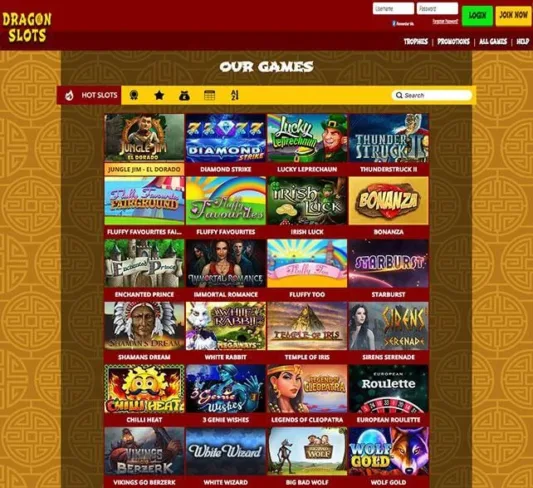 Dragon Slots Casino Games