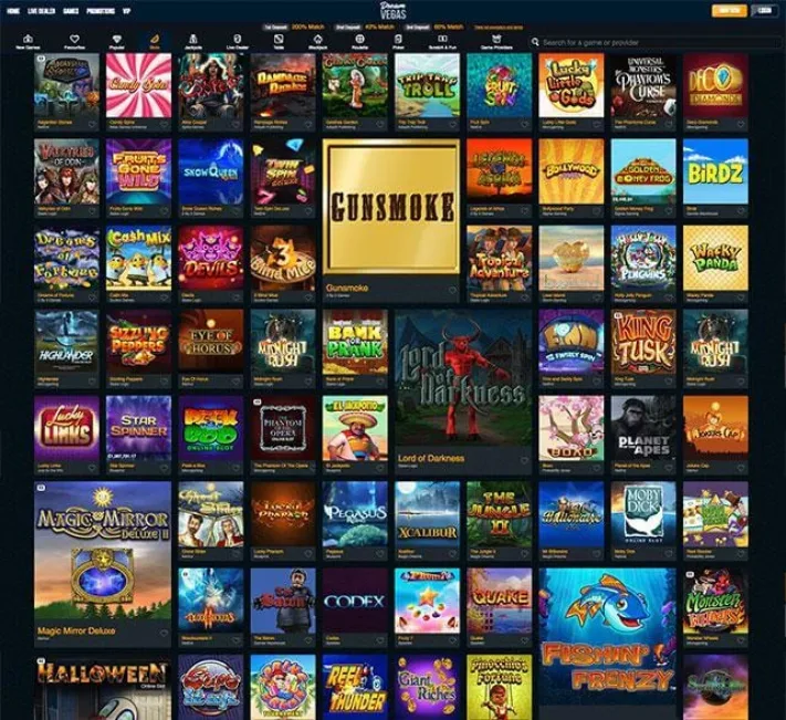 Dream Vegas Casino Bonus on first 3 deposits