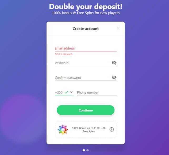 Dreamz Casino Registration