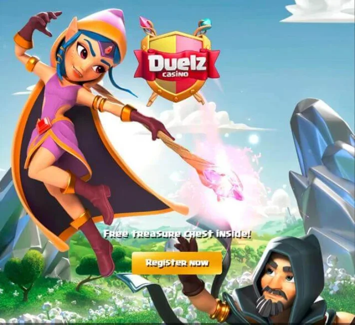 Duelz Casino Webpage