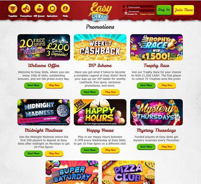 Easy Slots Bonus