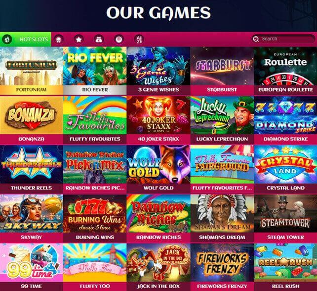 Elf Slots games