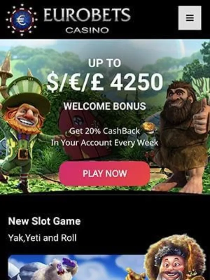 Euro Bets Casino | 850% match up to $4,250 | NewCasinos.com