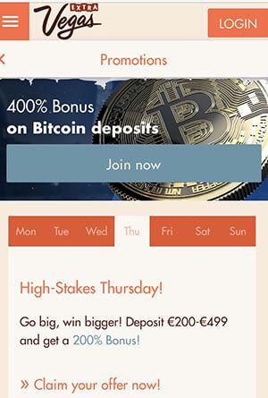 Extra Vegas Casino Bitcoin