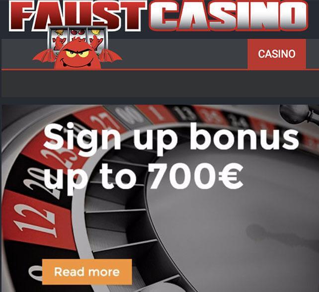 Faustbet Casino Bonus