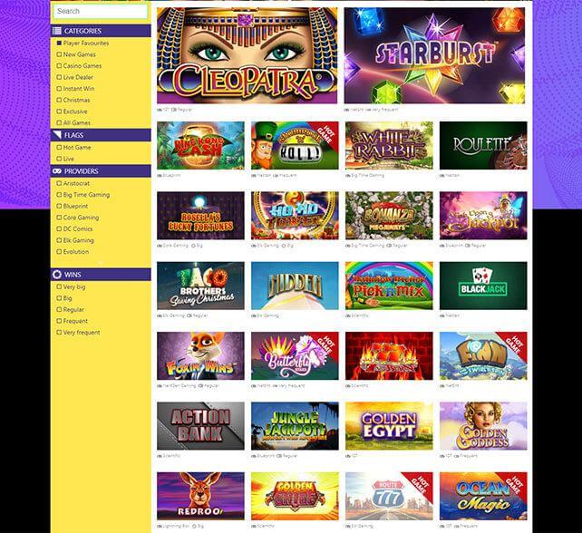 Flume Casino Games