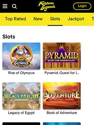Fortune Legends Games