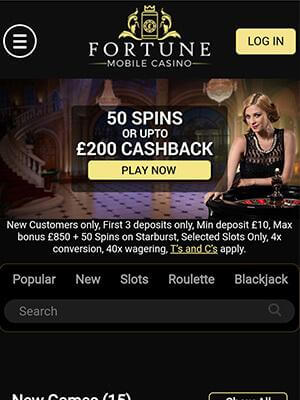 Fortune Mobile Casino