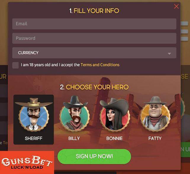 Guns Bet Casino Mobile