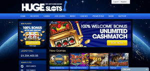 Huge Slots casino hemsida