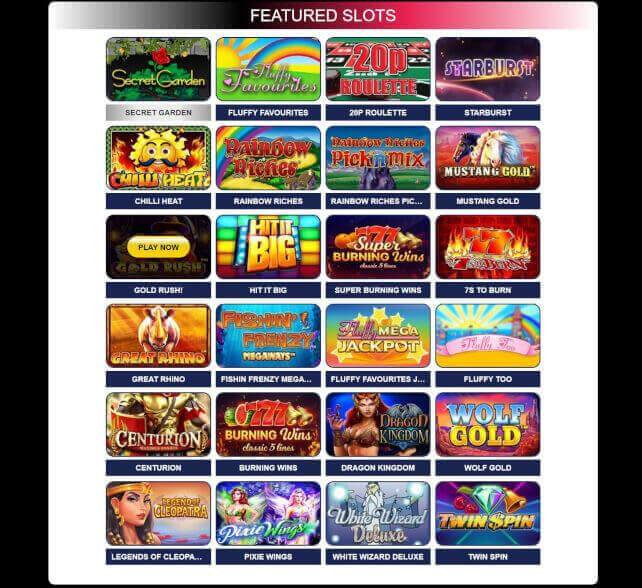 Incredible Spins Games
