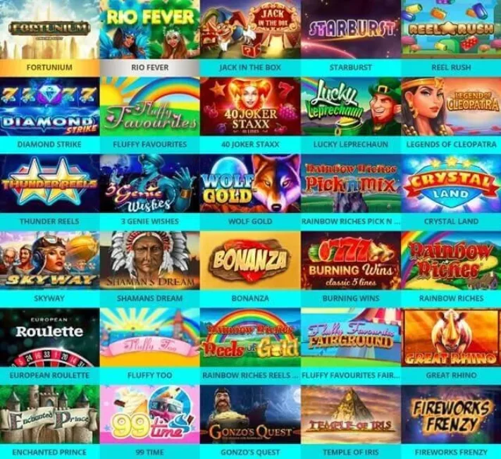 Jackpot Slotty Casino Games Selection
